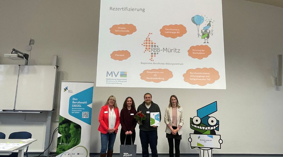 Auszeichnung Berufswahl-Siegel MV 2025